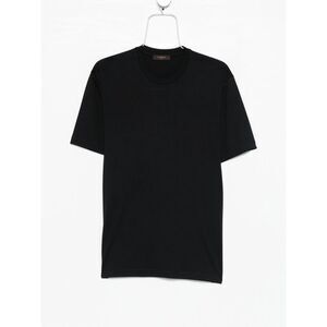 Zanone Black T-Shirts & Vests - T-Shirts Men